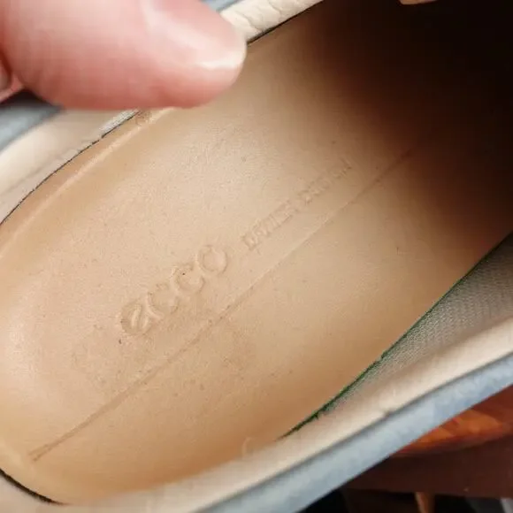 Ecco Sneakers Womens SZ EU 37 US 6 Blue Soft 7 Comfort Walking Casual Low Shoes - Picture 13 of 14